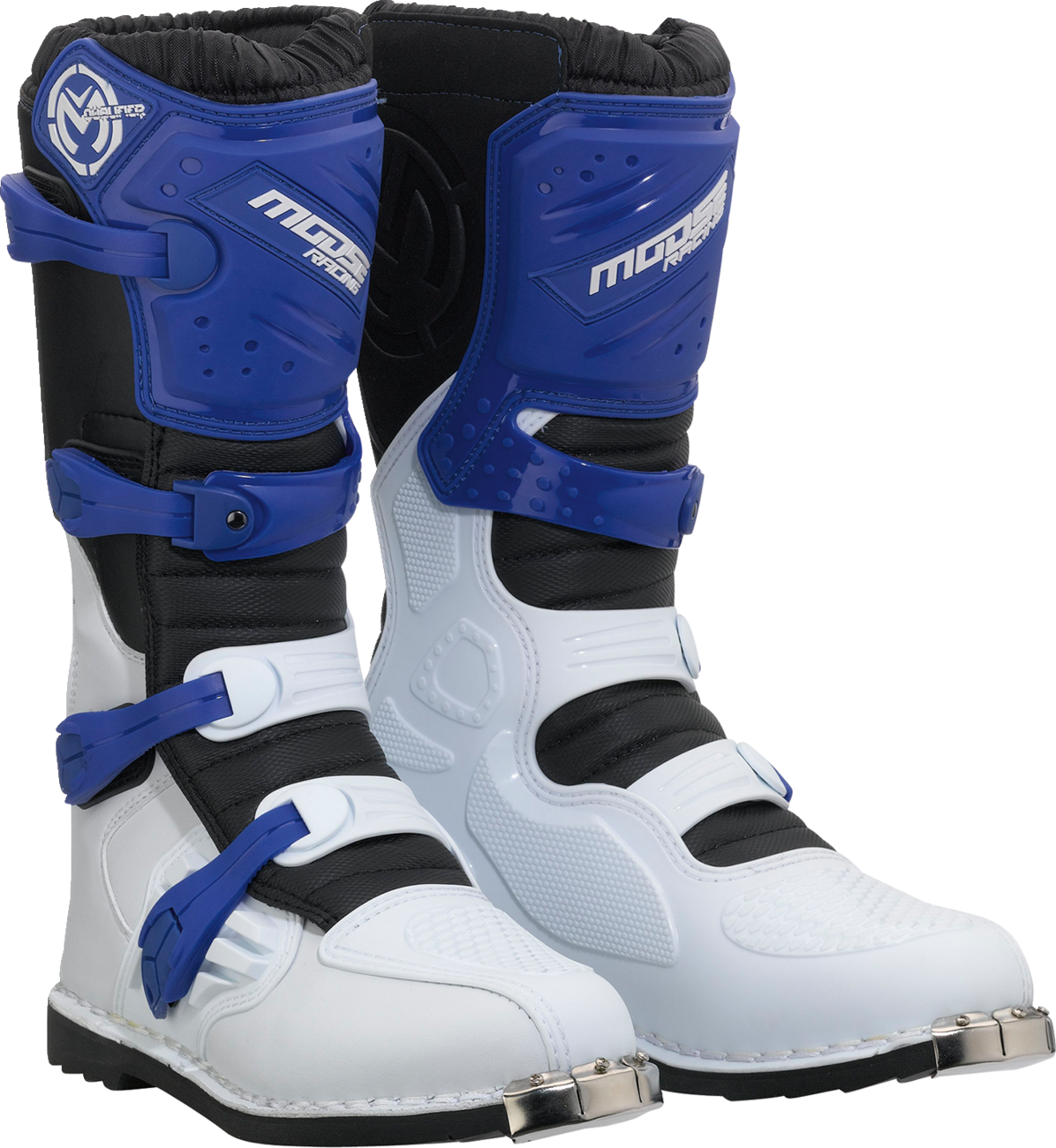 MOOSE RACING Qualifier Boots - Blue - Size 8 3410-2609