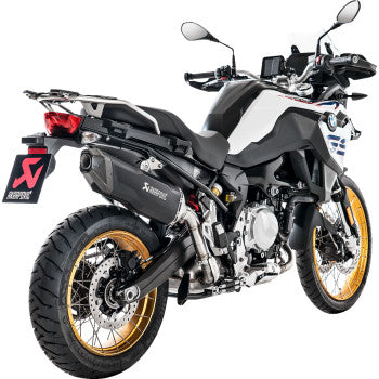 AKRAPOVIC Slip-On Line Muffler - Titanium Black - BMW F850GS S-B9SO3-HFBFCTBL/1