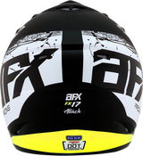 AFX FX-17Y Helmet - Attack - Matte Black/Hi-Vis Yellow - Medium 0111-1415