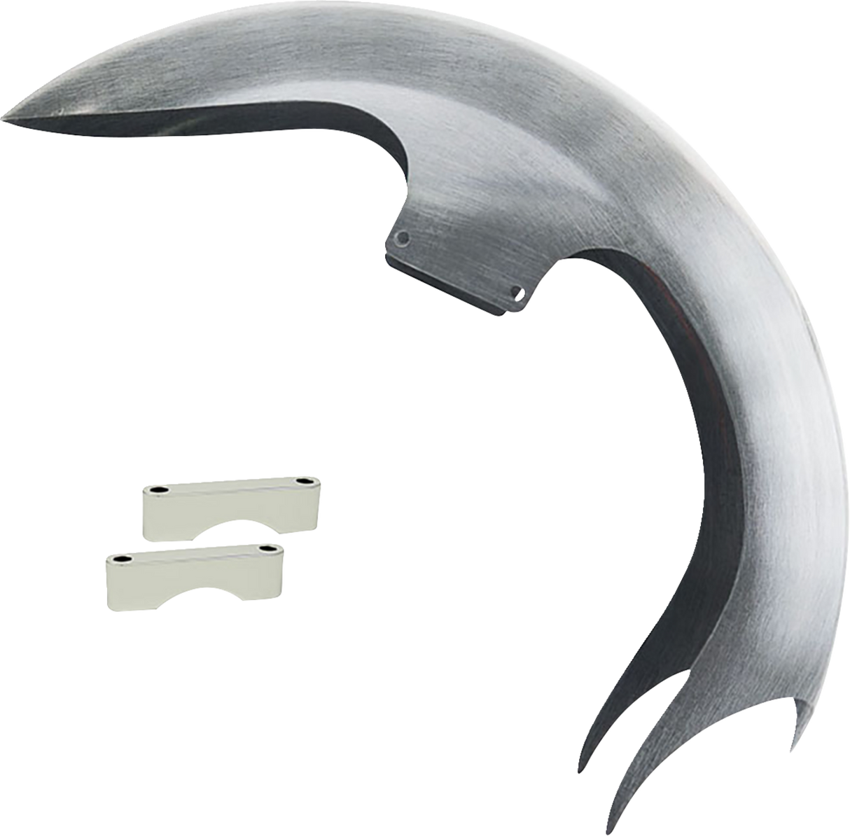 PAUL YAFFE BAGGER NATION Talon Front Fender - OEM - 16"-19" Wheel - With Chrome Adapters - Touring Models TALON-OEM-C