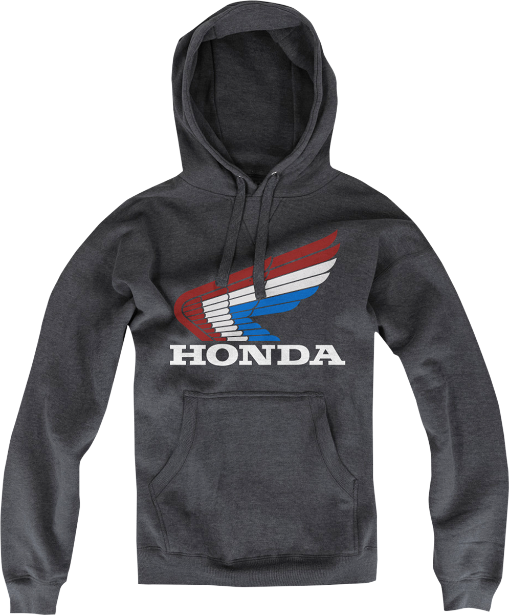 HONDA APPAREL Honda Vintage Wing Hoodie - Black - Small NP21S-S1835-S