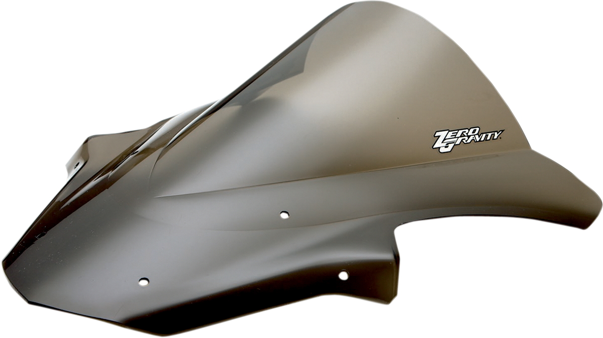 Zero Gravity Double Bubble Windscreen - Smoke - ZX10 16-263-02