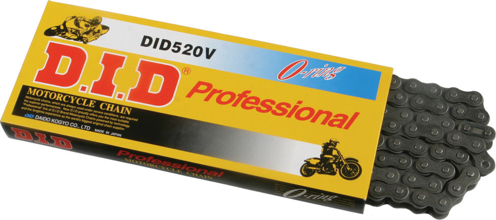 D.I.D 420v-120l Pro "Vo-Ring" Chain Natural 420VX120RB