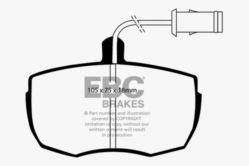 EBC 87-89 Land Rover Range Rover 3.5 Greenstuff Front Brake Pads