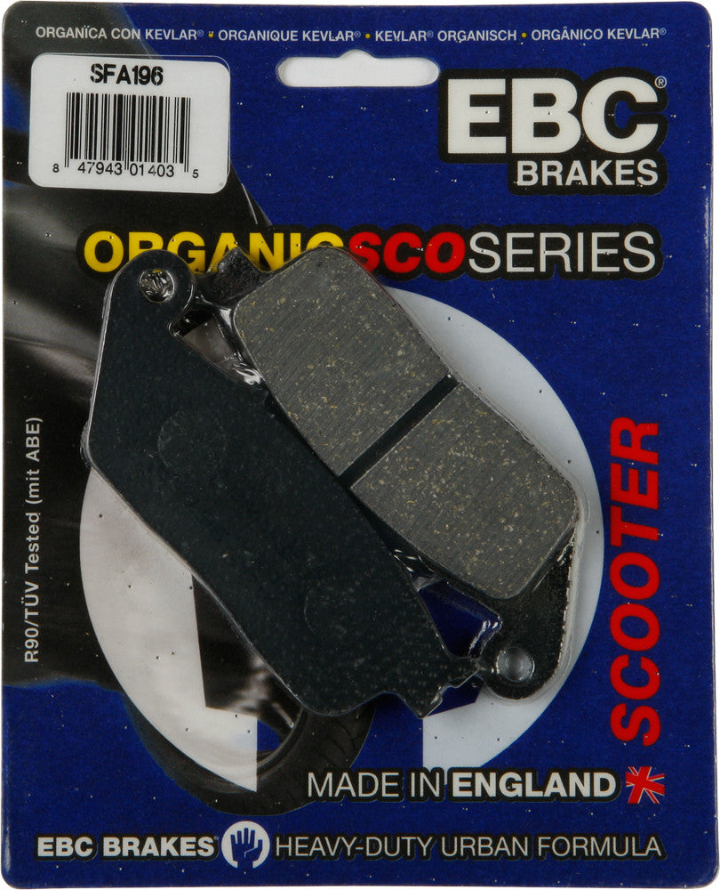 EBC Brake Pads Sfa196 Organic SFA196