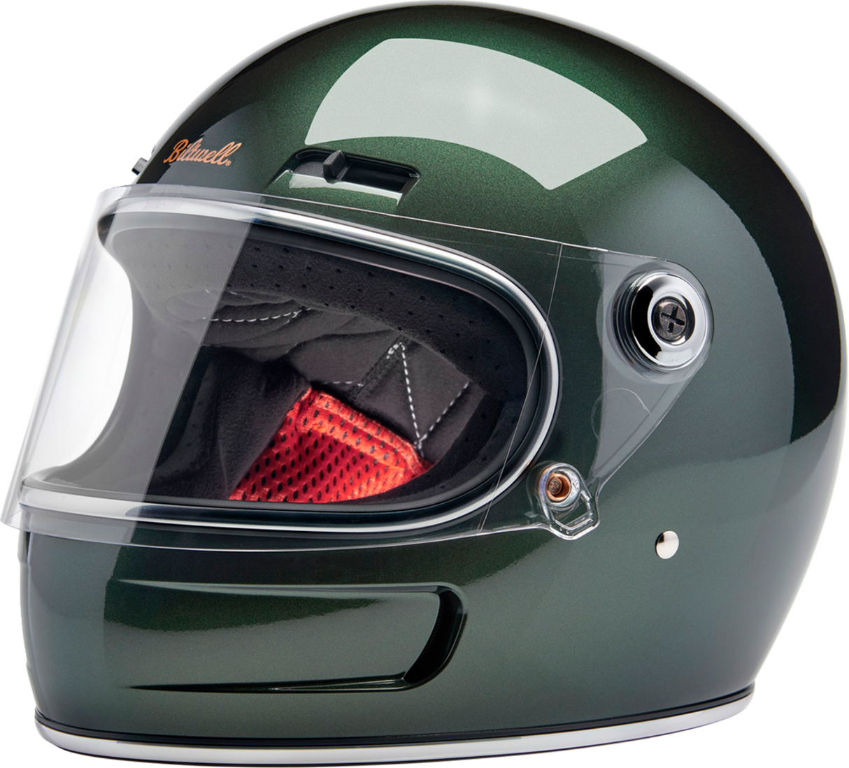 BILTWELL Gringo SV Helmet - Metallic Sierra Green - Large 1006-324-504