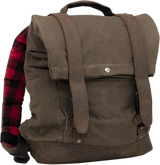 BURLY BRAND Roll Top Backpack - Dark Oak B15-1020D