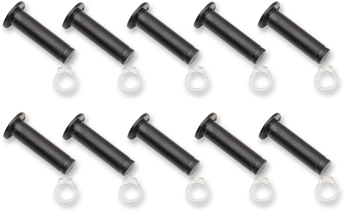 DRAG SPECIALTIES Pivot Pins - Lever - 10 Pack - Black CLUTCH&BRAKE ON 21 MODELS 74114B