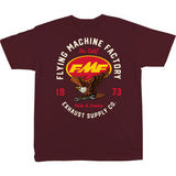 FMF Exhaust Supply T-Shirt - Maroon - 2XL  FA24118902MRN2X