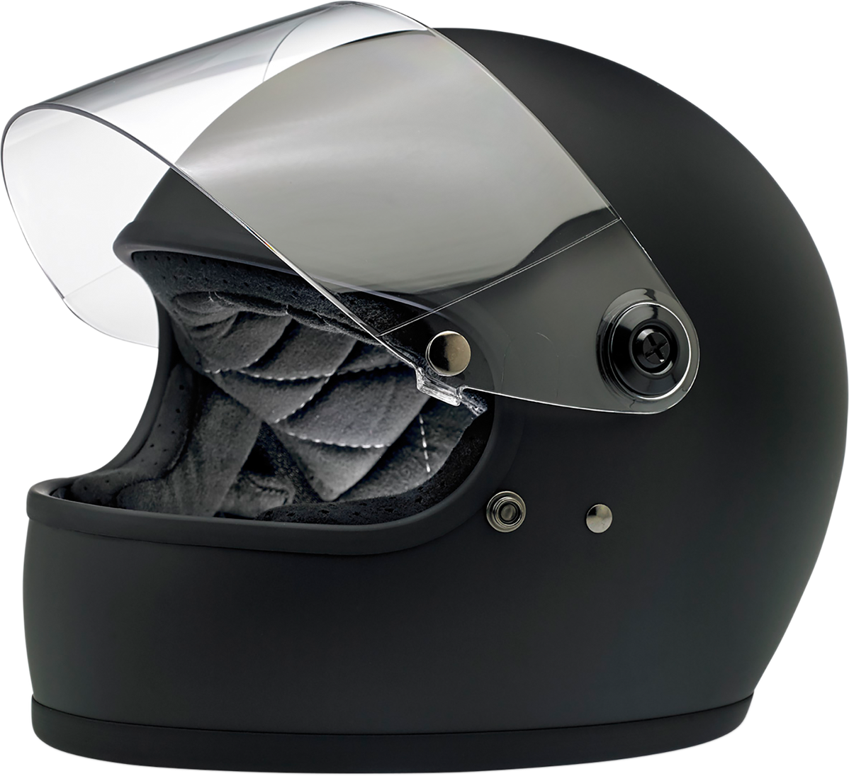 BILTWELL Gringo S Helmet - Flat Black - Small 1003-201-102