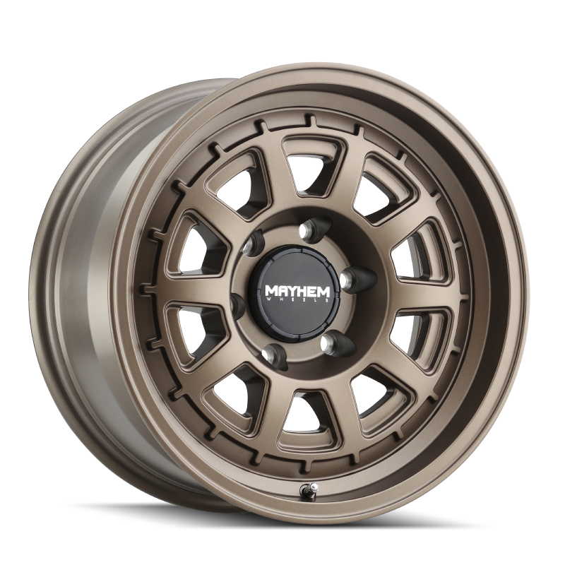 Mayhem 8303 Voyager 17x8 / 6x130 BP / 52mm Offset / 84.1mm Hub Dark Bronze Wheel