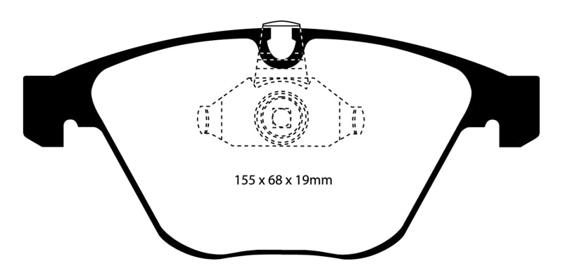 EBC 08-10 BMW M3 4.0 (E90) Bluestuff Front Brake Pads DP51449NDX