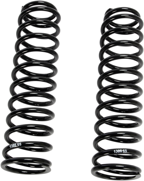 PROGRESSIVE SUSPENSION Shock Springs - 12-Series - Black - 65 lb/in 03-1386B