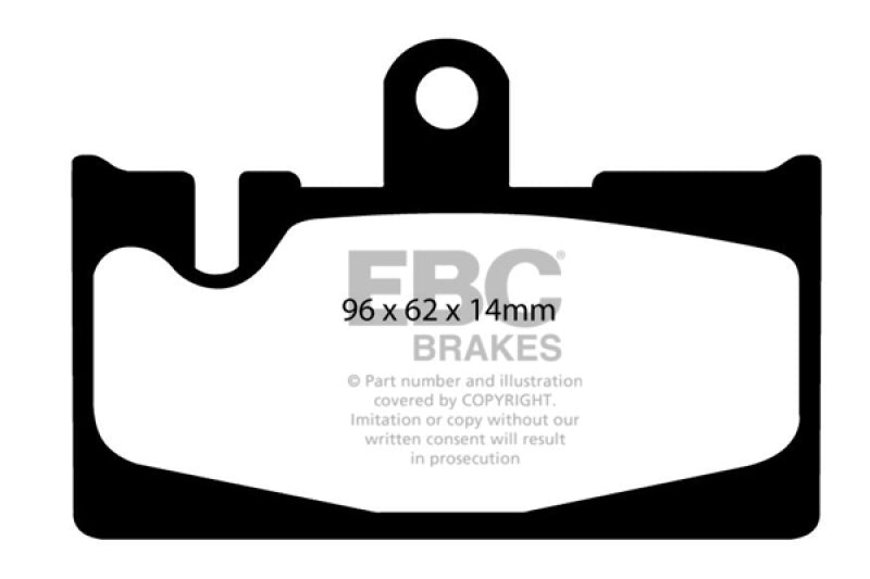 EBC 01-06 Lexus LS430 4.3 Yellowstuff Rear Brake Pads DP41397R