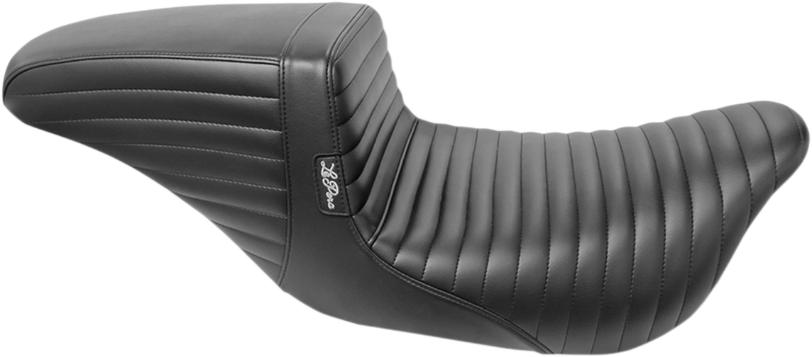 LE PERA Kickflip Seat - Pleated - Black - FL '08-'22 LK-597PT