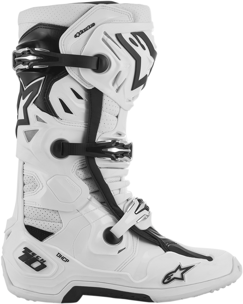 ALPINESTARS Tech 10 Supervented Boots - White - US 10 2010520-20-10