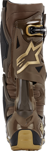 ALPINESTARS Limited Edition Squad '23 Tech 10 Boots - Brown/Gold - US 10 2010020-839-10