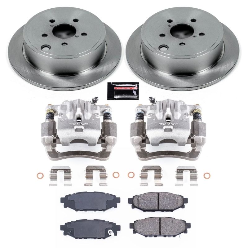 Power Stop 10-14 Subaru Legacy Rear Autospecialty Brake Kit w/Calipers