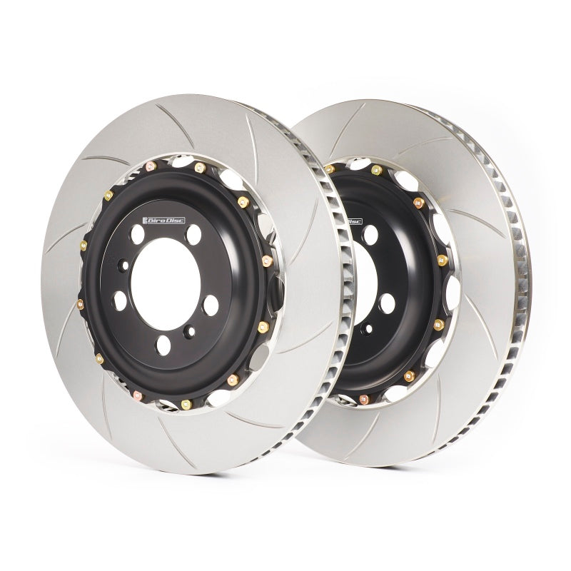 GiroDisc 2016+ Chevrolet Camaro SS 1LE (6th Gen w/6 Piston Front Caliper) Slotted Rear Rotors A2-271