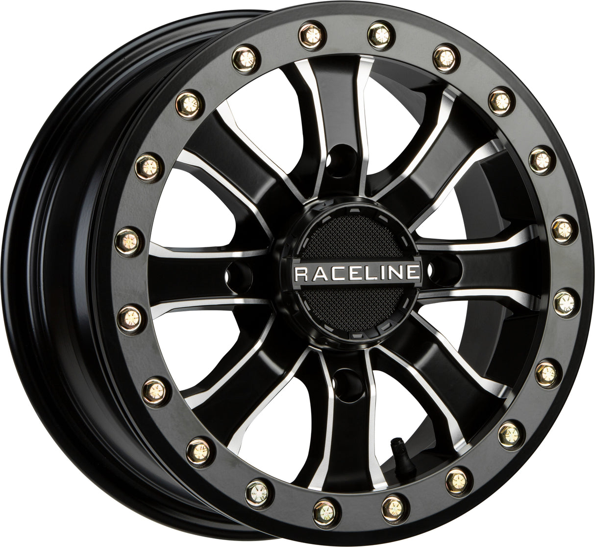 RACELINE Mamba Bdlk Wheel 14x6 4/110 5+1 (+40mm) Blk/Machined A71MB-46011-51