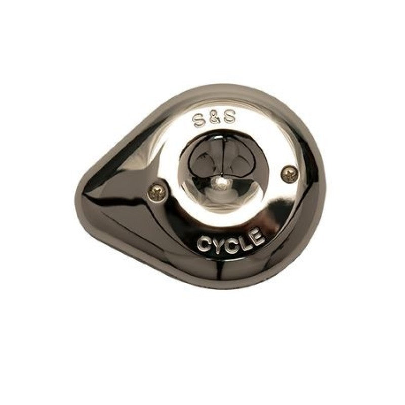 S&S Cycle Mini Teardrop Air Cleaner Cover For All Stealth Applications - Chrome 170-0367