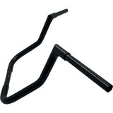 FAT BAGGERS INC. 1-1/4" EZ Install Flat Top Handlebar - Reduced Reach - 13" - Black 705013-B
