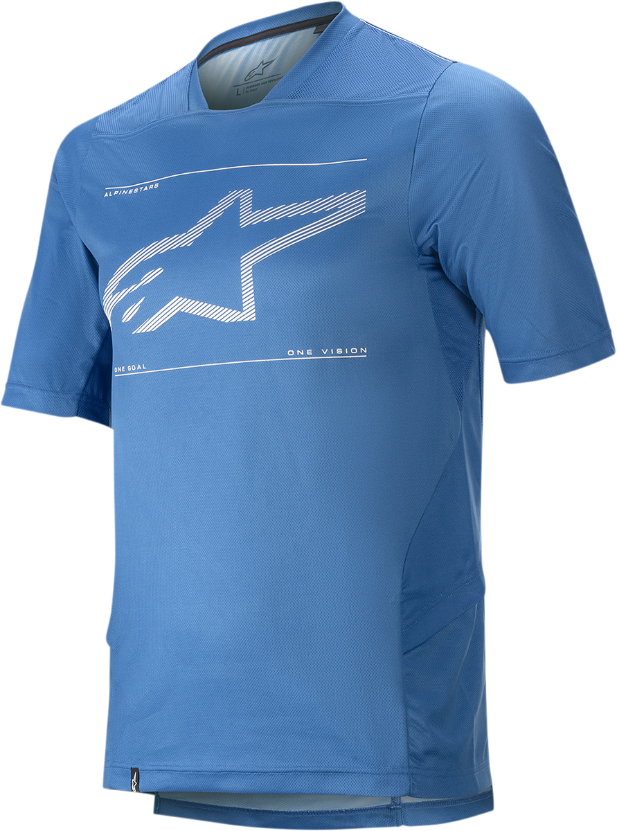 ALPINESTARS Drop 6.0 Jersey - Short-Sleeve - Blue - 2XL 1766320-7310-2X