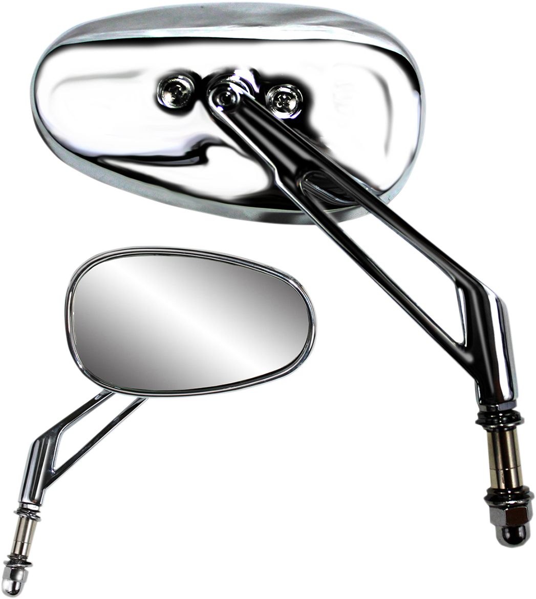 Parts Unlimited Billet Chrome Mirror 17045