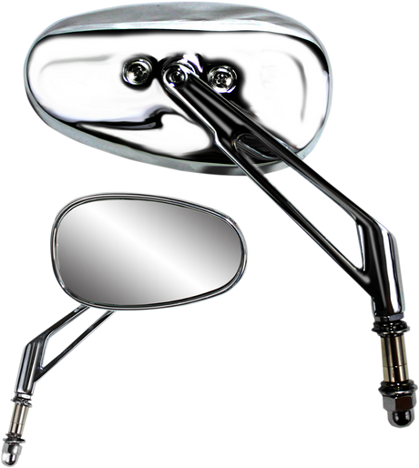 Parts Unlimited Billet Chrome Mirror 17045