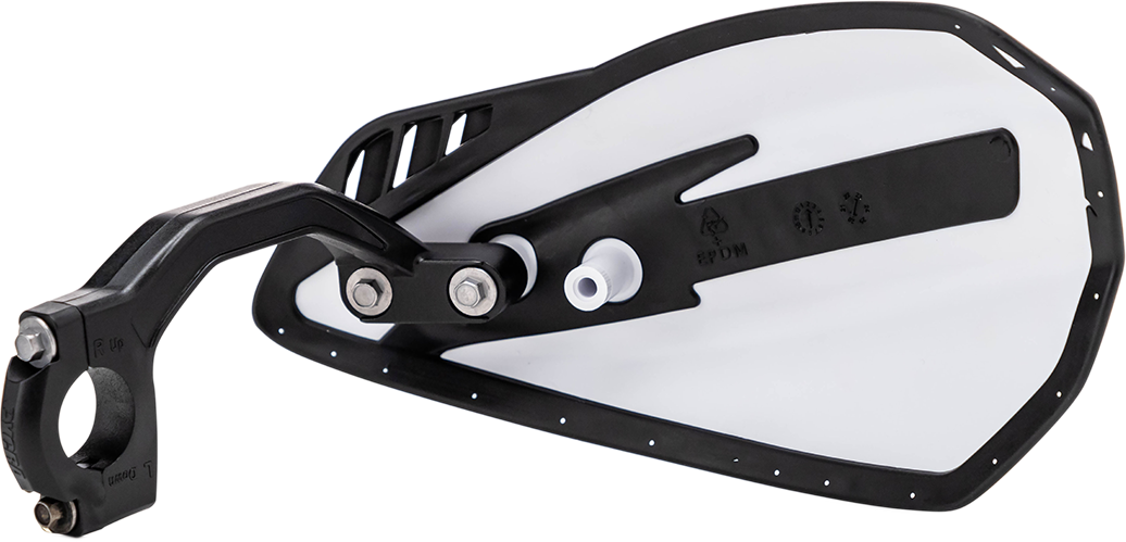 CYCRA Handguards - Cyclone - White/Black 1CYC-0056-237