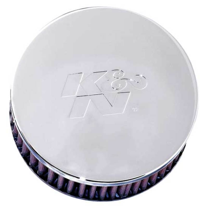 K&N Universal Chrome Filter 2.438in Flange ID x 5.125in OD x 2in H RC-0850