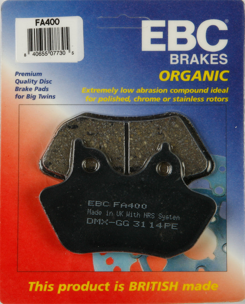 EBC Brake Pads Fa400 Organic FA400