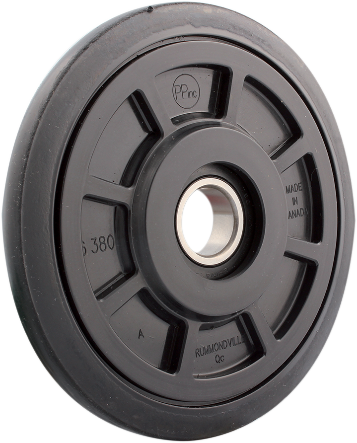 KIMPEX Idler Wheel with Bearing 6205-2RS - Without Insert - Black - Group 7 - 6.38" OD x 1" ID 298933