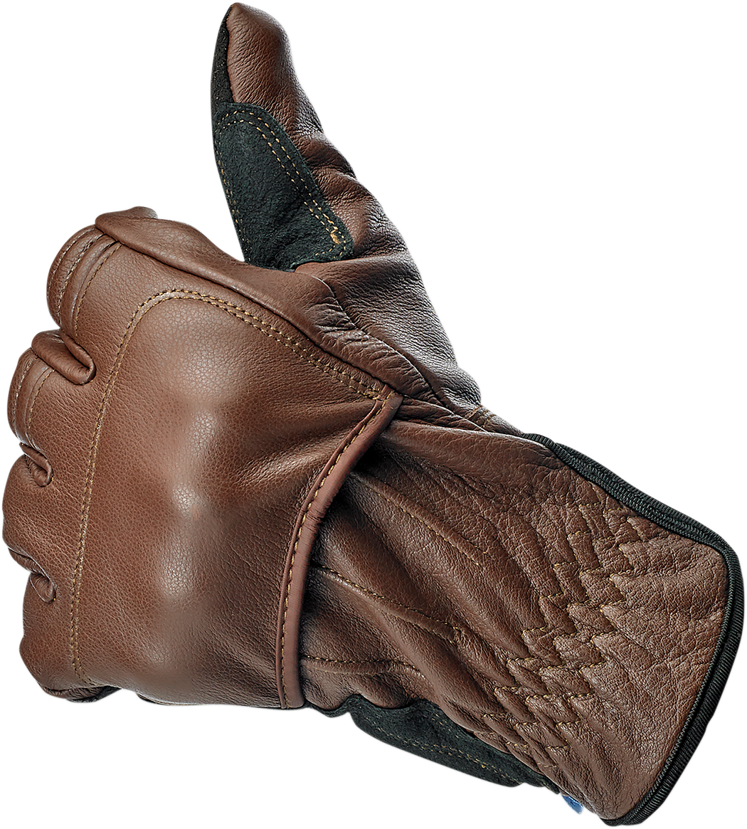 BILTWELL Belden Gloves - Chocolate/Black - Medium 1505-0201-303