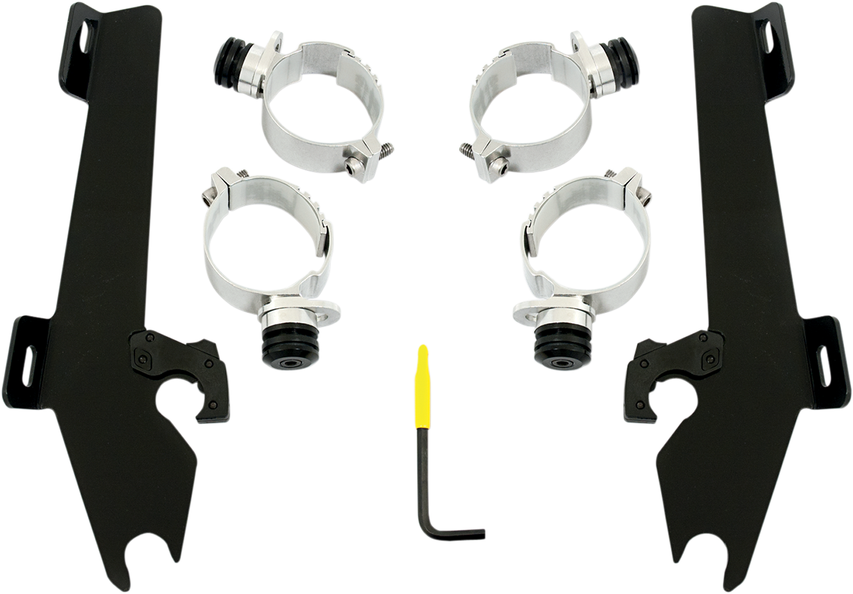 MEMPHIS SHADES Batwing Trigger Lock Mounting Kit - M50 - Black MEB1990