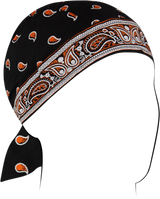 ZAN HEADGEAR Flydanna - Classic Bandana - Orange/Black Z197