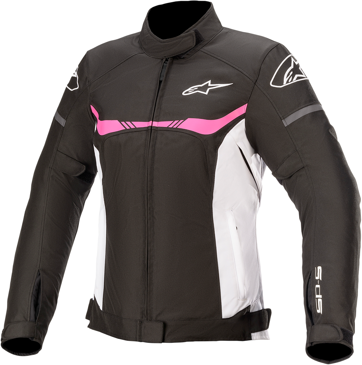 ALPINESTARS Stella T-SPS Jacket - Black/White - Large 3210120-1239-L