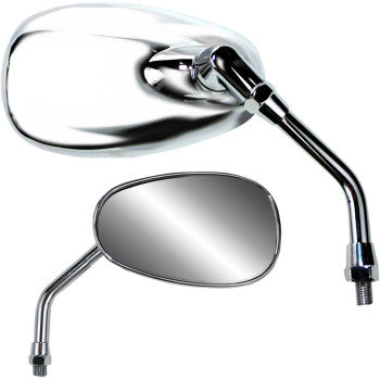 Parts Unlimited Mirror - American-Style - Chrome 17032