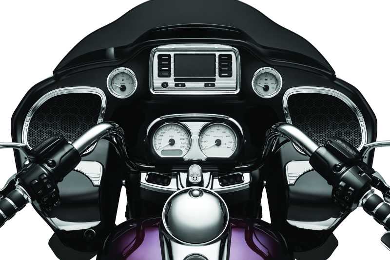 Kuryakyn Tri-Line Speaker Accents For Road Glide Chrome 7385