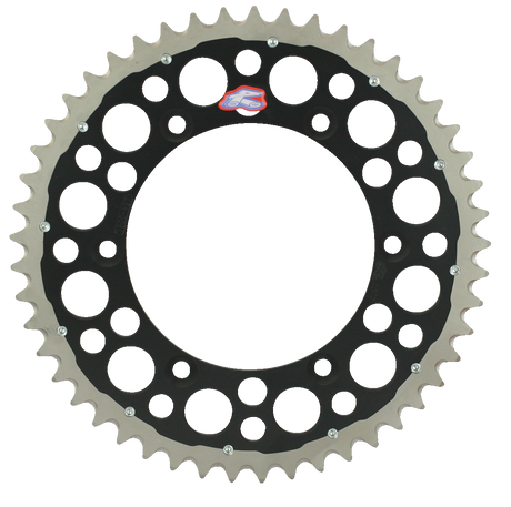 RENTHAL Twinring™ Rear Sprocket - 50 Tooth - Black 1230-520-50GPBK