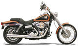 BASSANI XHAUST 2:1 Exhaust - Chrome - Megaphone - Long - '91-'05 FXD 13311R