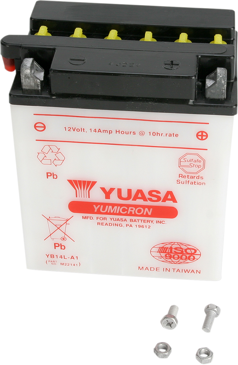 YUASA Battery - YB14L-A1 YUAM22141