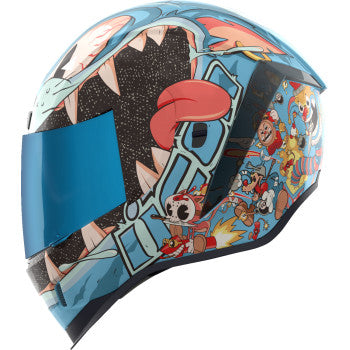 ICON Airform™ Helmet - 9 Lives - Blue - Large 0101-17386