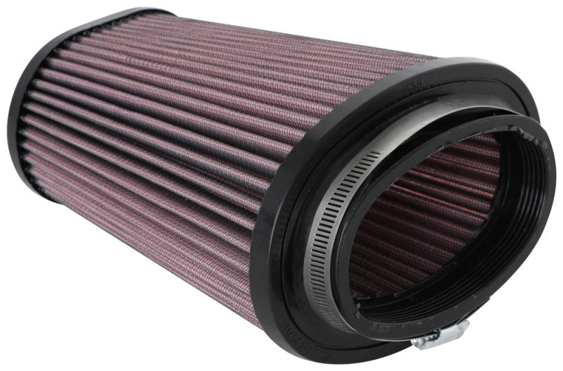 K&N Universal Clamp-On Air Filter 2.844x4.813in Flg ID x 6.5x4.75in B OD x 4.5x3.25in T OD x 7.5in H RU-5063