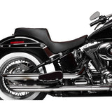 DRAG SPECIALTIES Performance Predator 2-Up Seat - Vinyl - Double Diamond - Red Thread - FL '00-'17 0802-1643