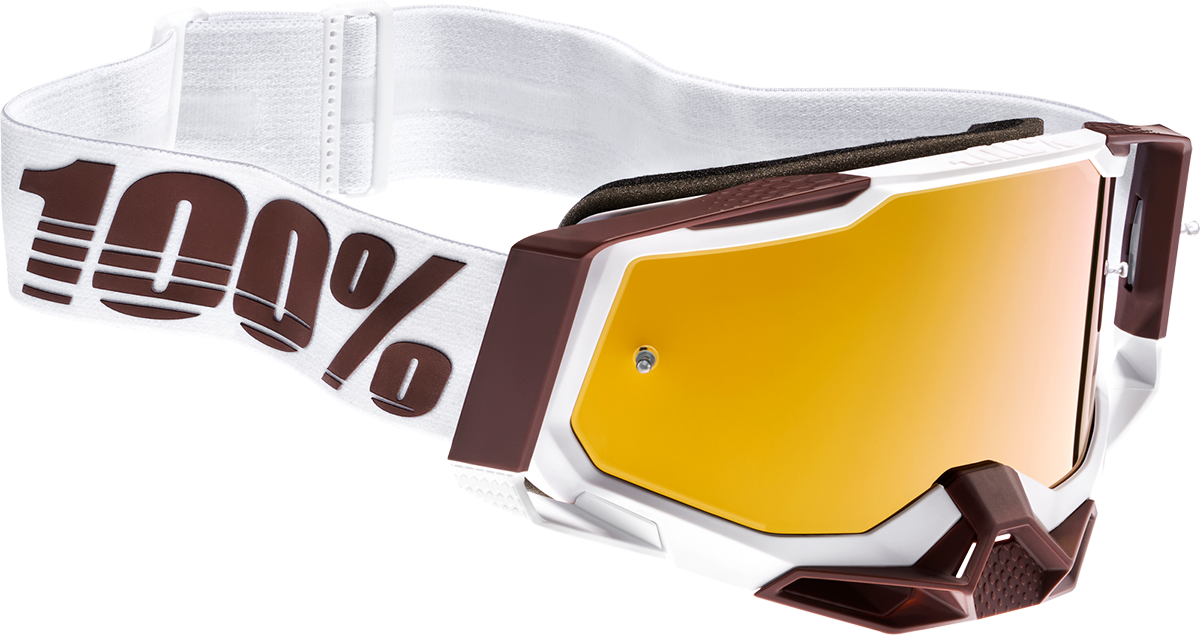 100% Racecraft 2 Goggles - Snowbird - True Gold 50010-00007