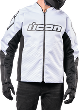 ICON Hooligan™ CE Jacket - White - XL 2820-5800