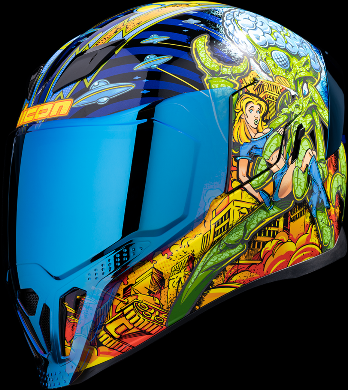 ICON Airflite™ Helmet - Bugoid Blitz - Blue - XL 0101-15550