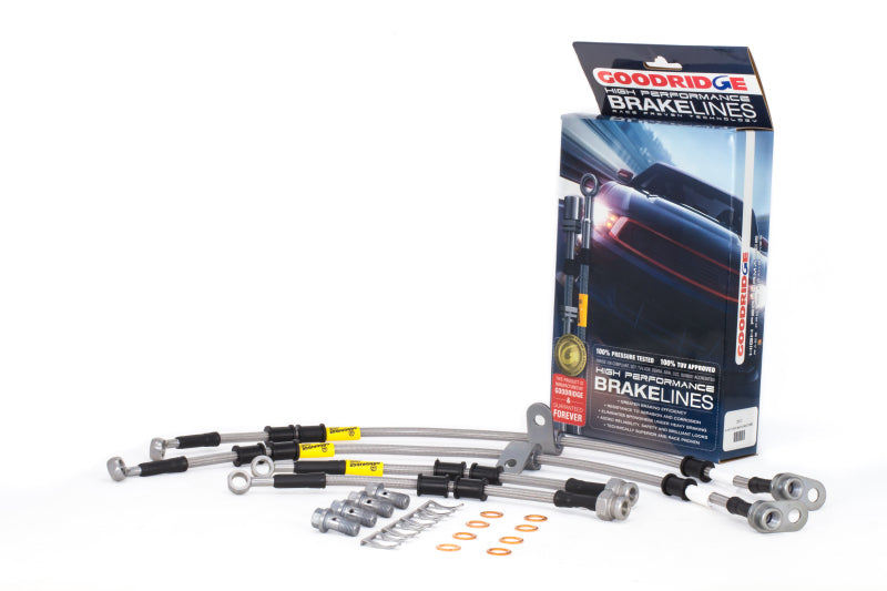 Goodridge 16-17 Mazda Miata MX-5 (w/o Factory Brembo Calipers) SS Brake Lines 25013