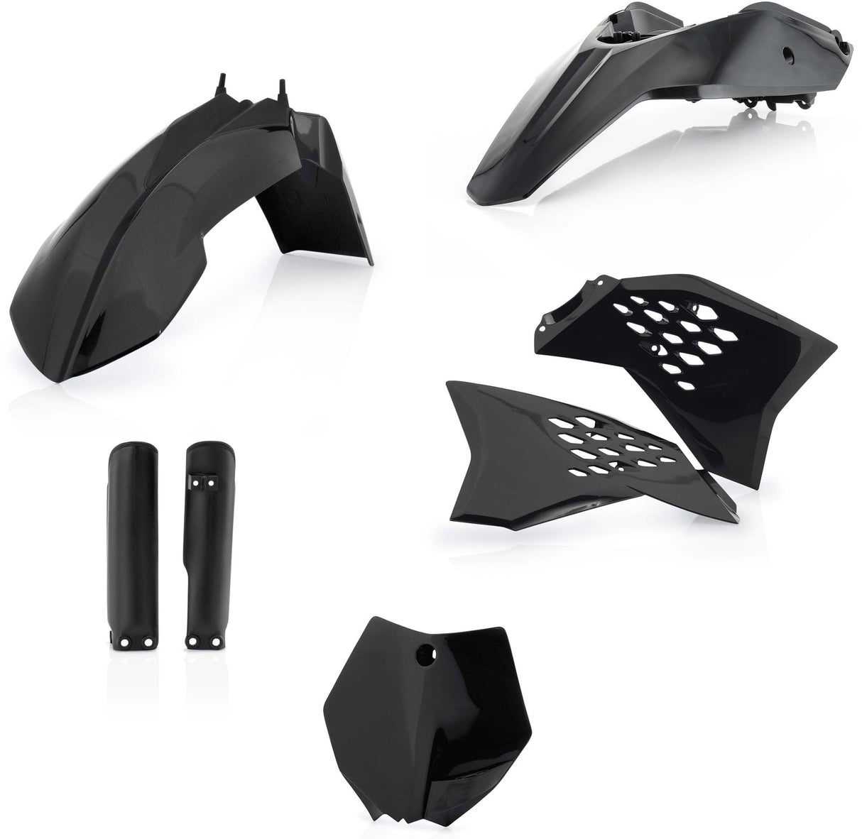 ACERBIS Full Plastic Kit Black 2253040001